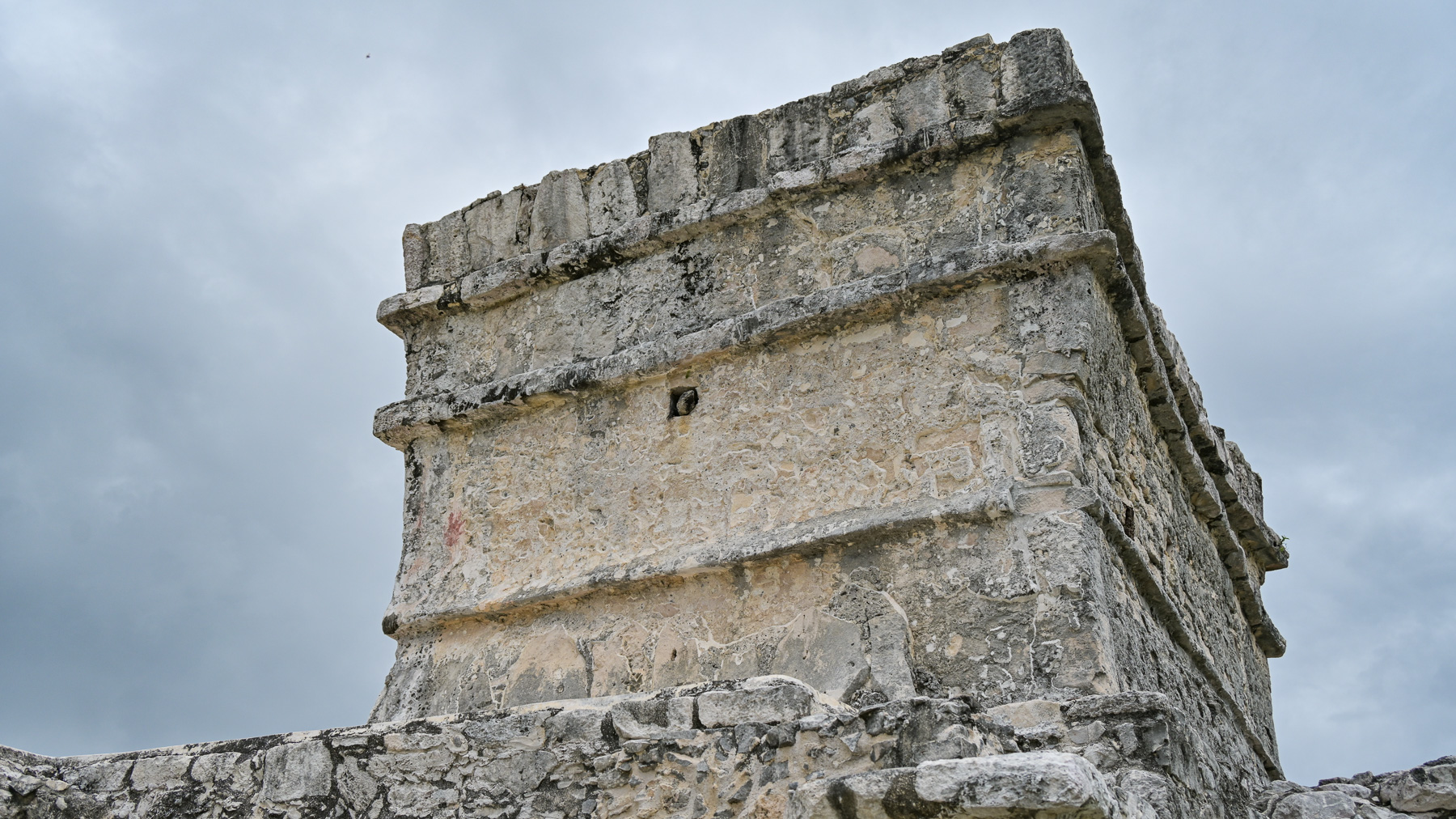 Mayan Ruins in Tulum: Temple of the Frescoes