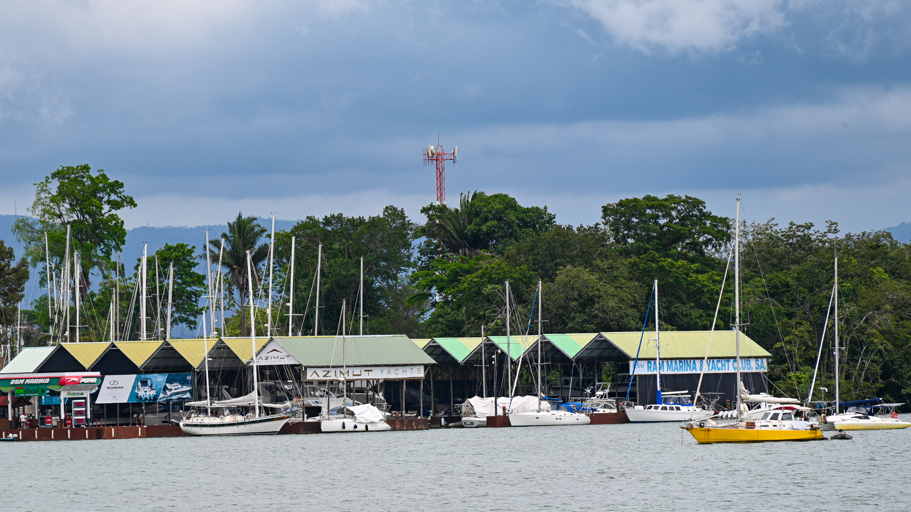 Die RAM-Marina in Rio Dulce, Guatemala