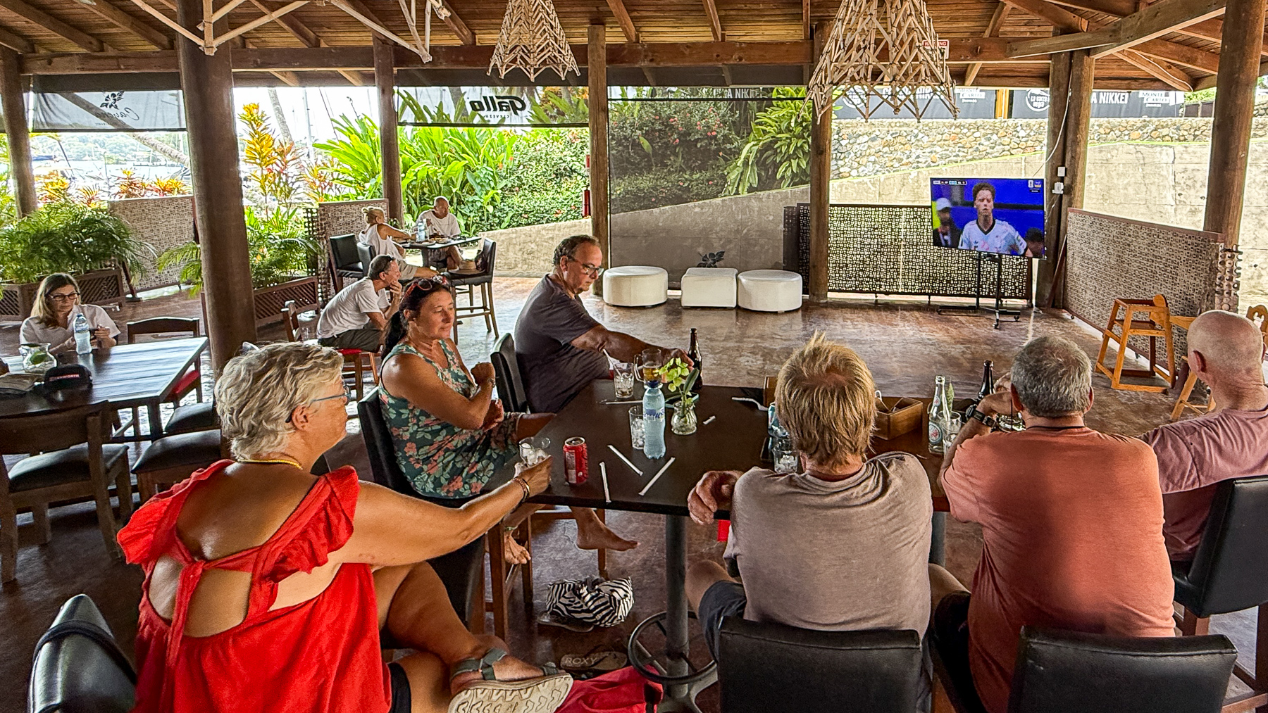 Coupe du monde de football : il y a aussi au Rio Dulce des projections publiques.